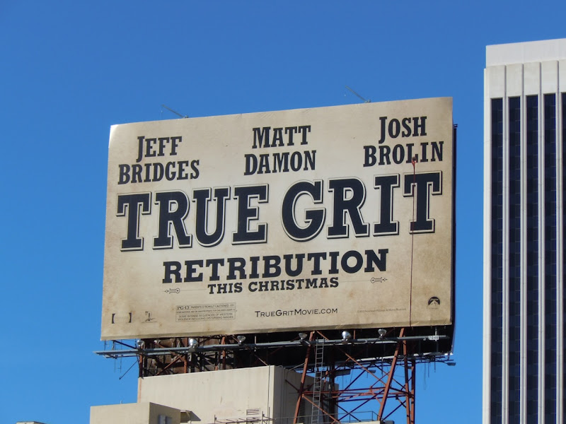 True Grit remake billboard