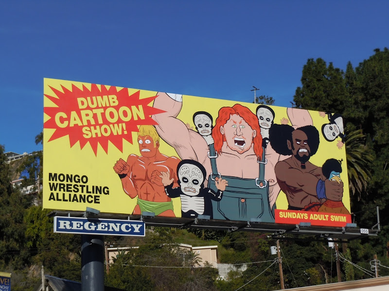 Dumb Cartoon Show TV billboard