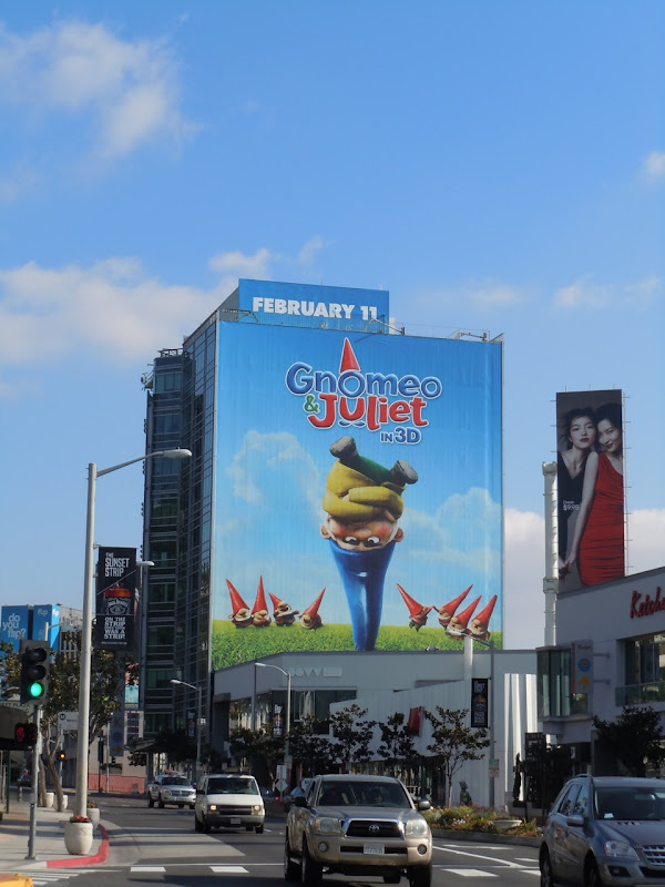 Gnomeo and Juliet billboard Sunset Strip