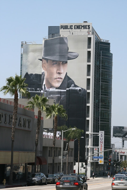 Public Enemies Sunset Strip billboard