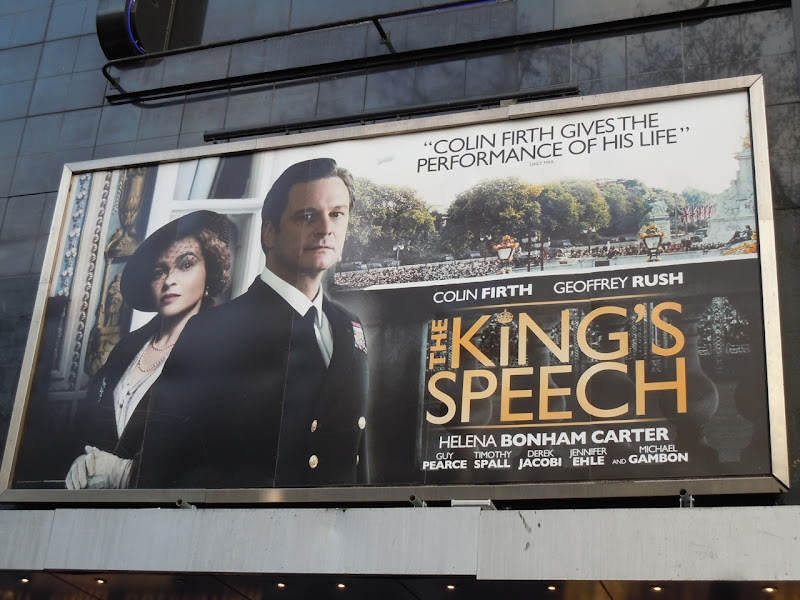 The King's Speech movie billboard