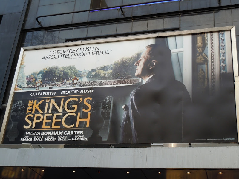 The King's Speech film billboard