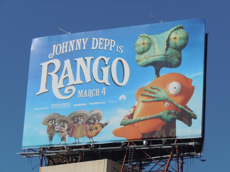 Rango movie billboard