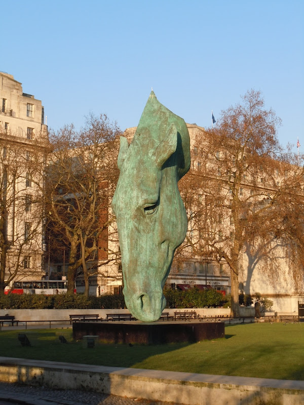 Horse Head sculpture Marble Arch