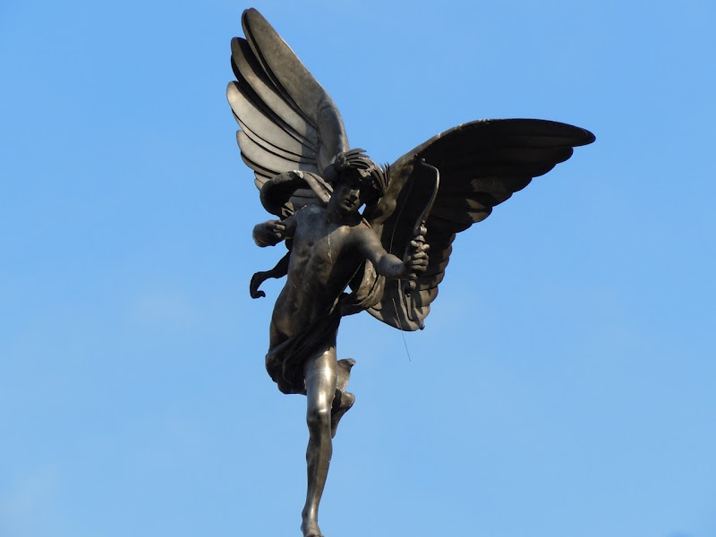 Eros sculpture Piccadilly Circus