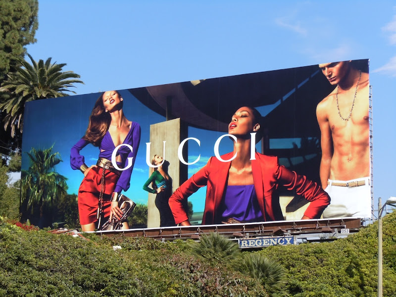 Gucci Spring 2011 fashion billboard