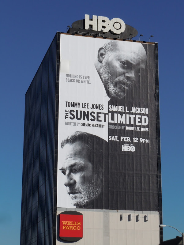 The Sunset Limited HBO movie billboard