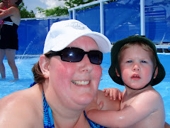 mommy and James at the water park