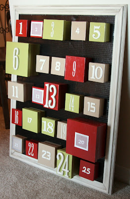    Calender on Little Tipsy  Make Your Own Christmas Advent Calendar