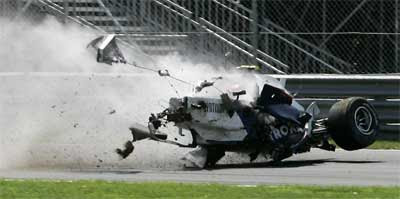 Robert Kubica quase leva o farelo