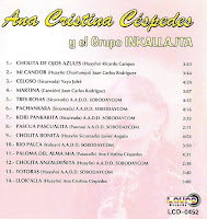 Ana Cristina Céspedes y Grupo Inkallajta