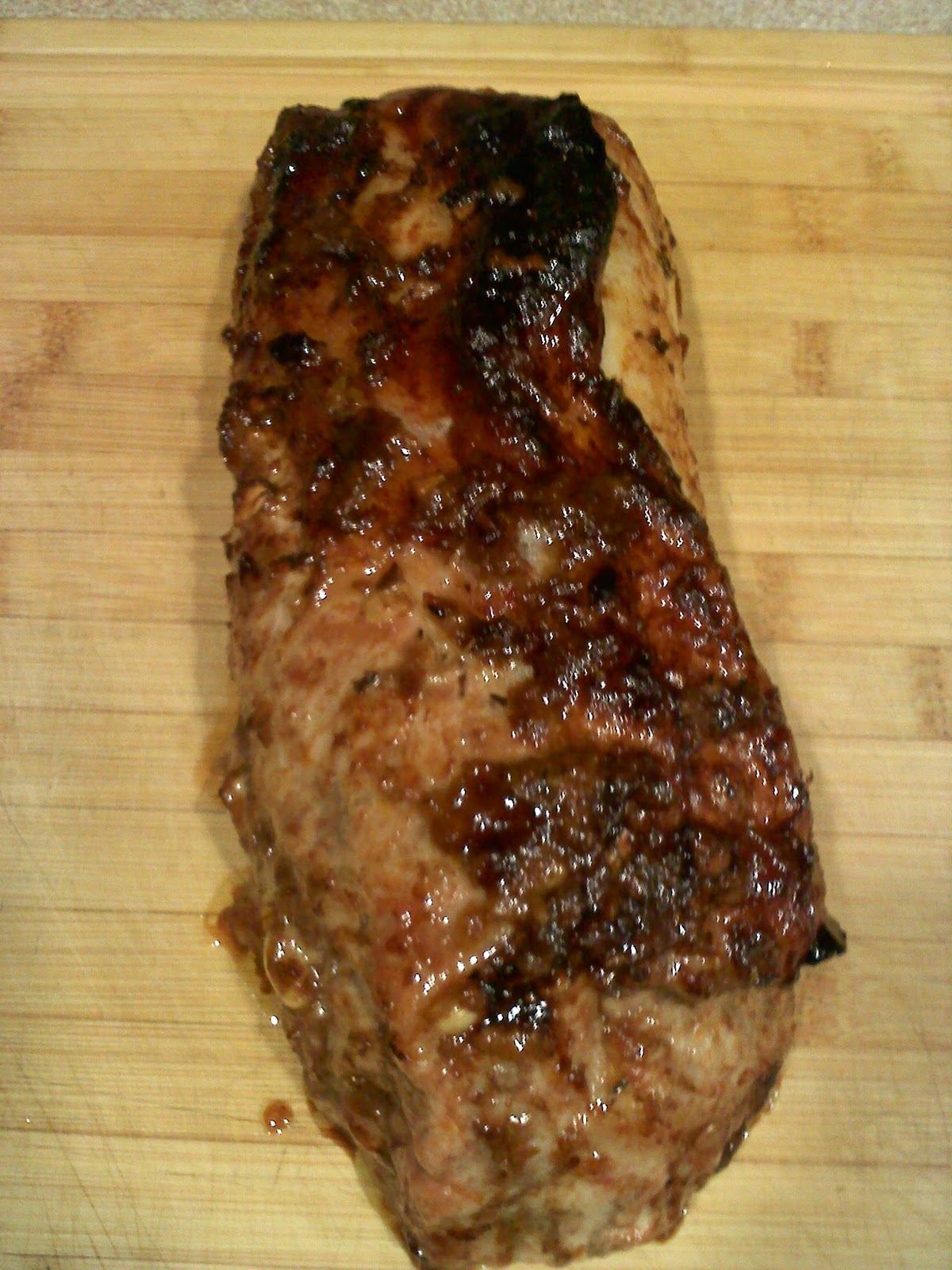 Homemade on Long Island Asian Marinated Pork Loin