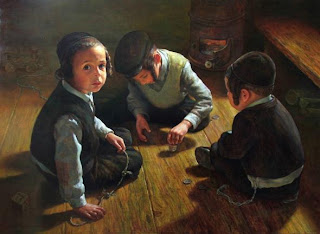 Judaica Oil Painting Wachtel Judaica Oil Painting Wachtel