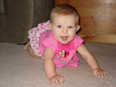 ...and Baby Makes Four: Six months old and about to crawl!