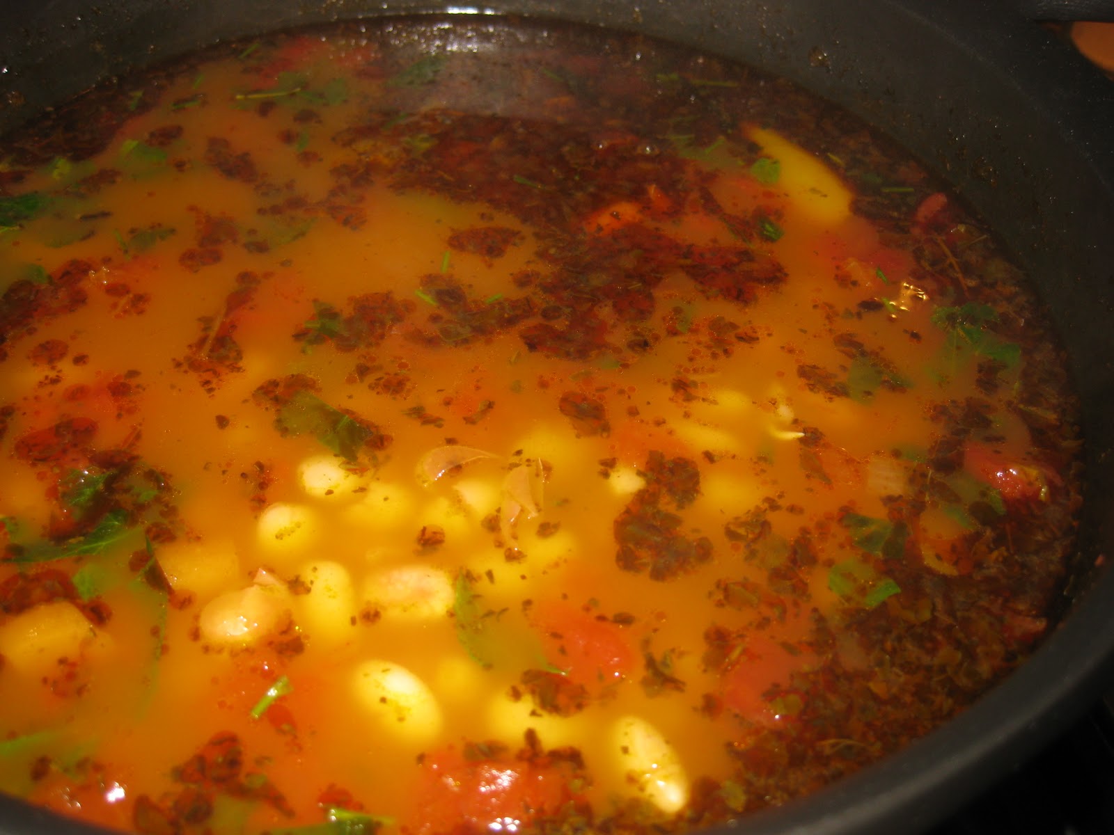 Adventures in Cookery ETL Bulgarian Bean Soup "Zrial bob"