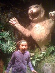 Anna  scared by a tiger