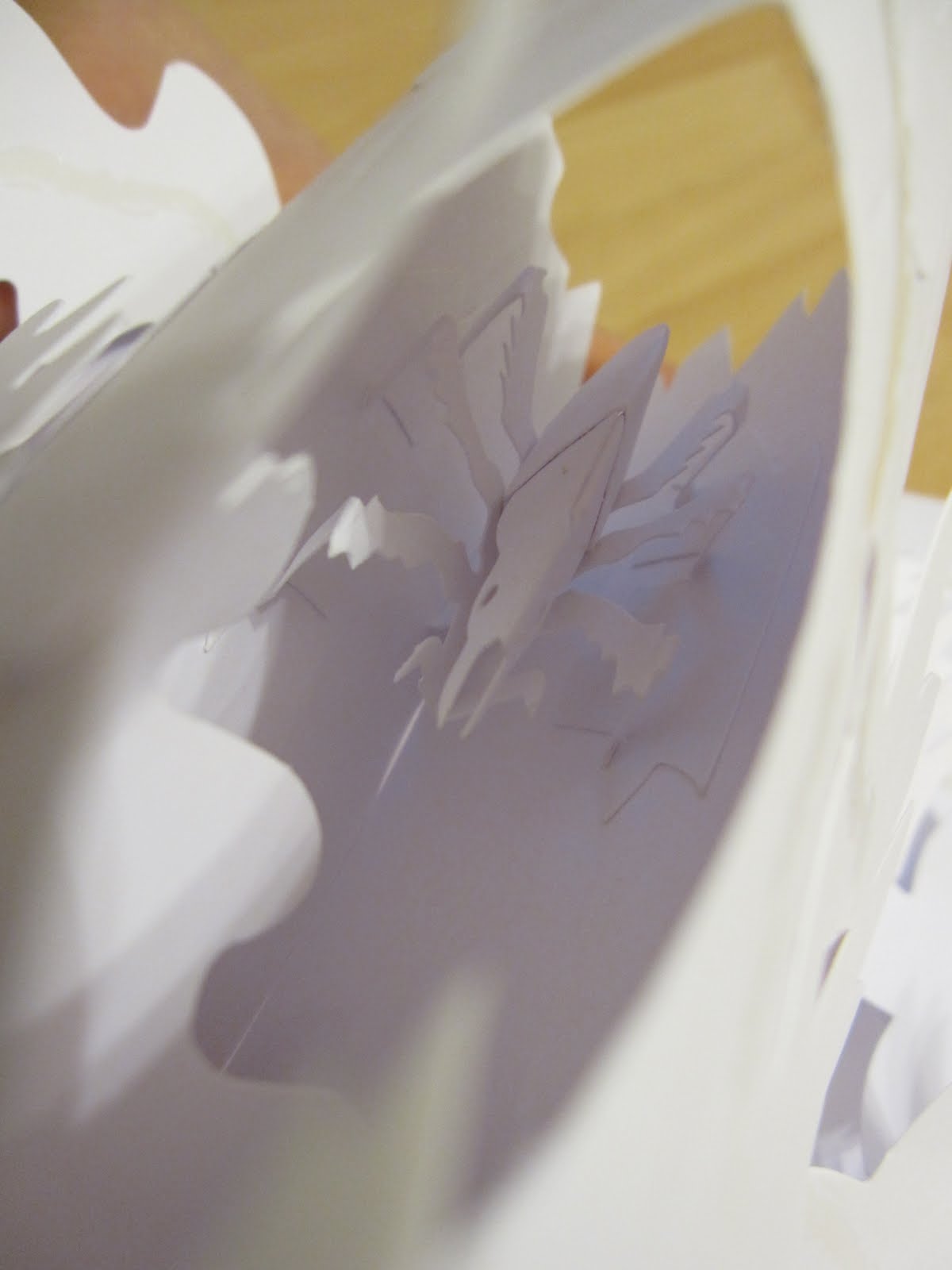 Trail paper poetry pop-up