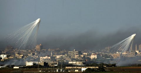 Fosforo bianco a Gaza fosforo bianco Gaza