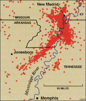 New Madrid Fault Line Earthquake