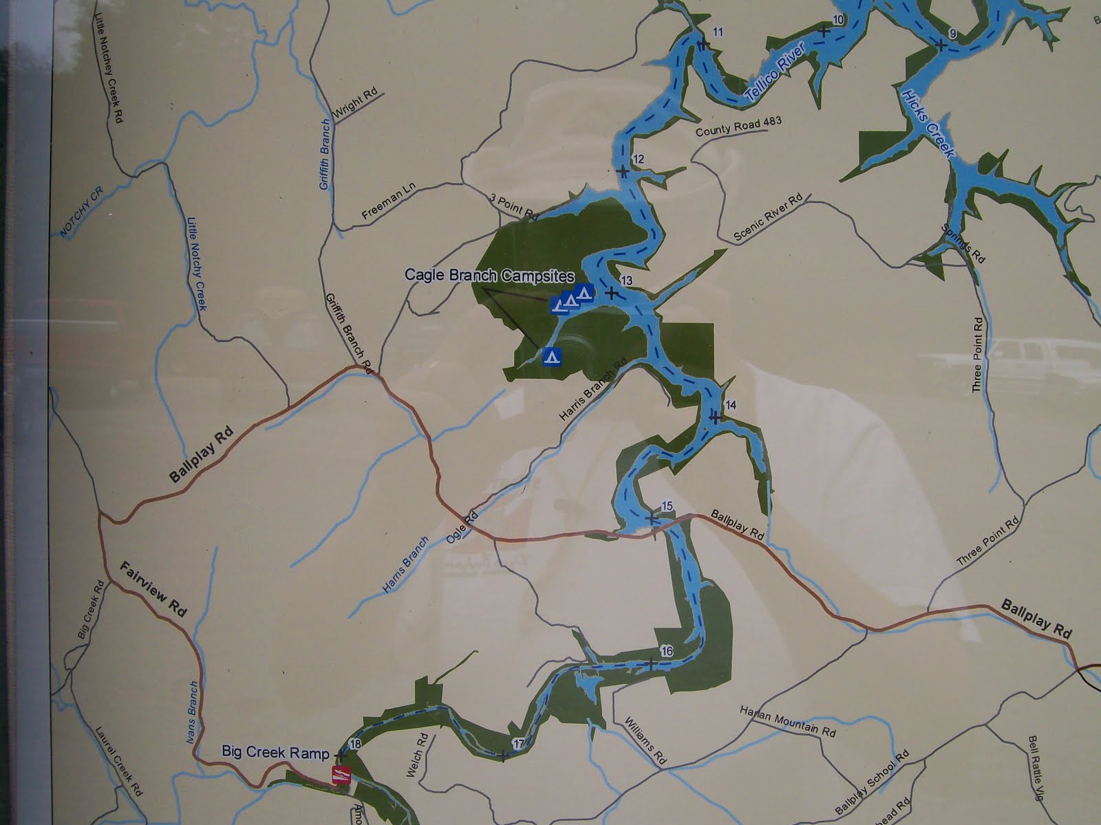 Paddling the Little Tennessee River Tellico Blueway (Upper Tellico Lake)