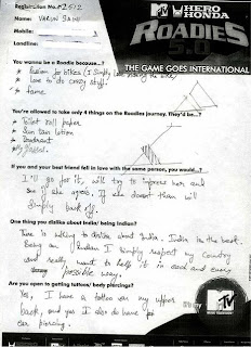 Mtv Roadies 10 Audition Form Download Mtv Roadies 10 Audition Form Download