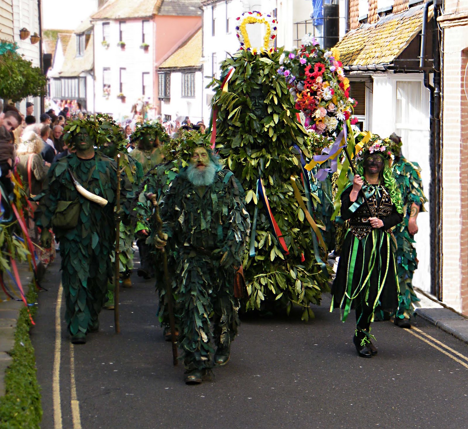 Jack in the Green Green, Hastings, Morris dancers