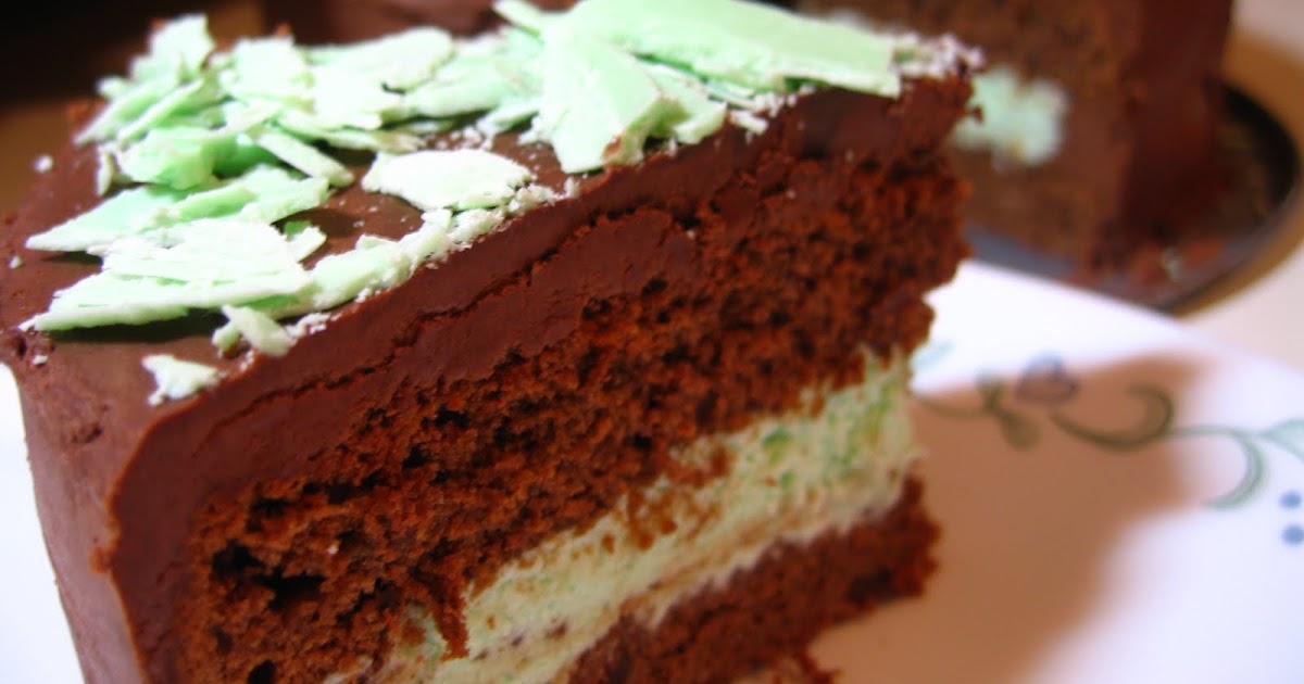 Audrey's Cooking Lab Eugene's Birthday Cake (Mint Chocolate Cake)