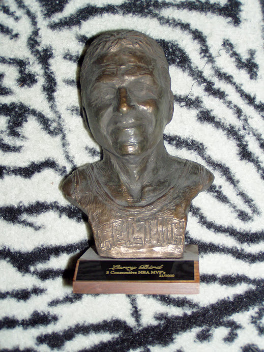 Larry Bird Bronze statue bust