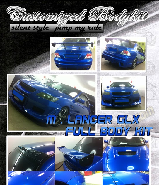 PIMP MY RIDE MITSUBISHI LANCER GLX FULL BODY KIT