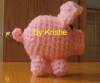 Free crochet amigurumi pig pattern