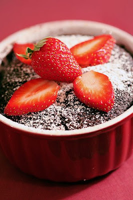 Dessert Recipes : Dark Chocolate Pudding Cake