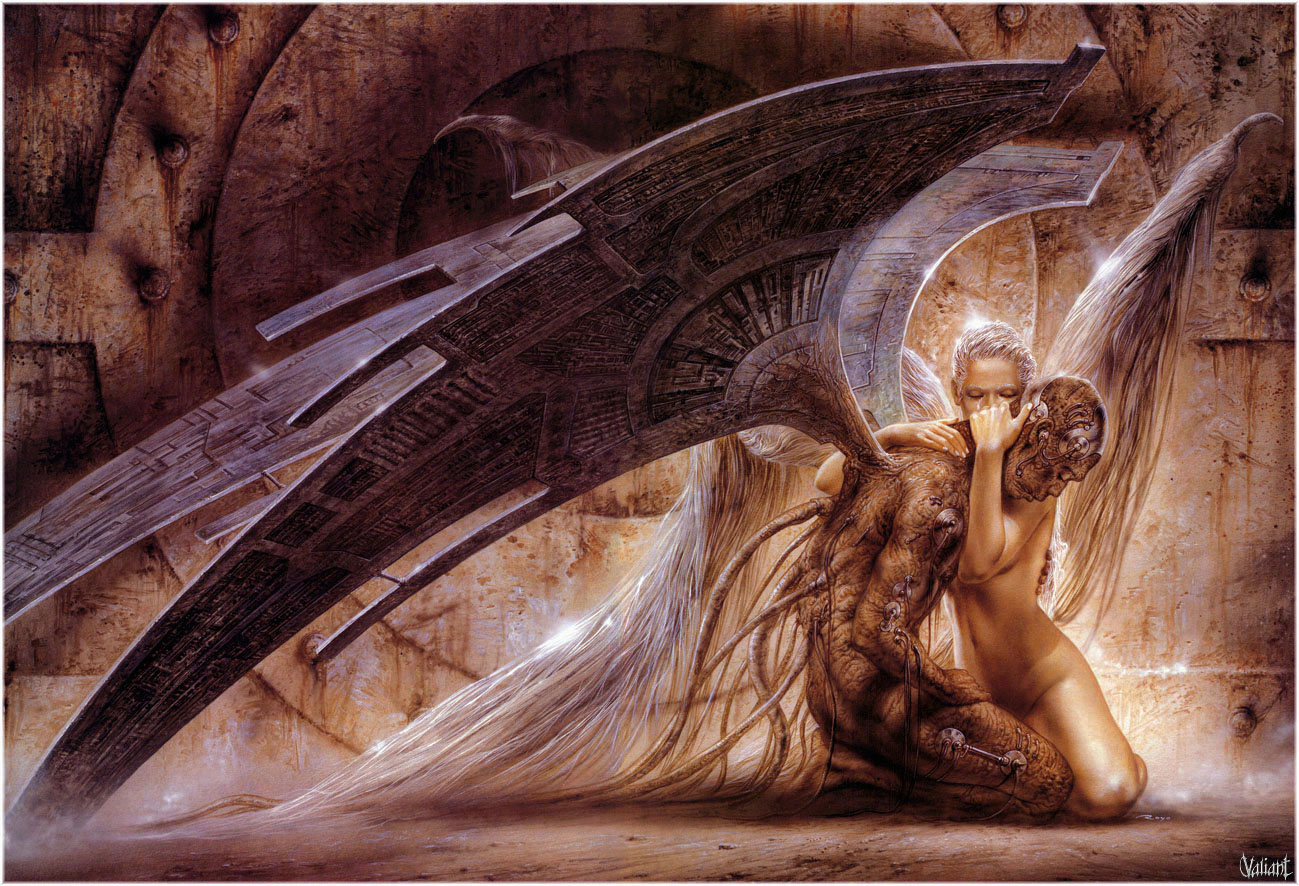 [Luis royo - fantasy art - gothic angel holding demon.jpg]
