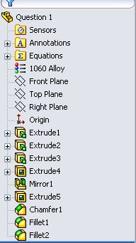 Solidworks Feature Tree