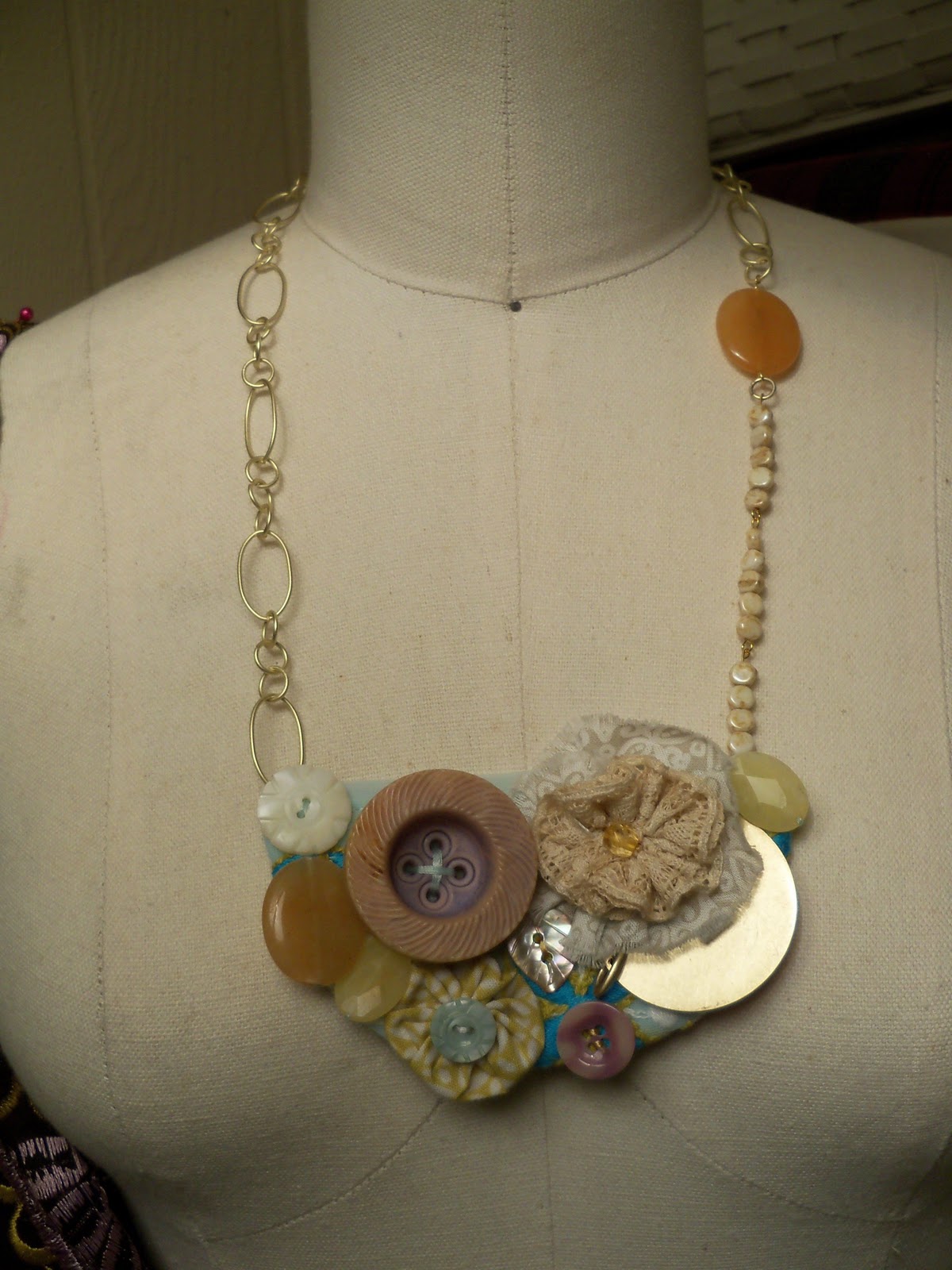 Kate's Frocks Homemade Gifts A necklace for Mom