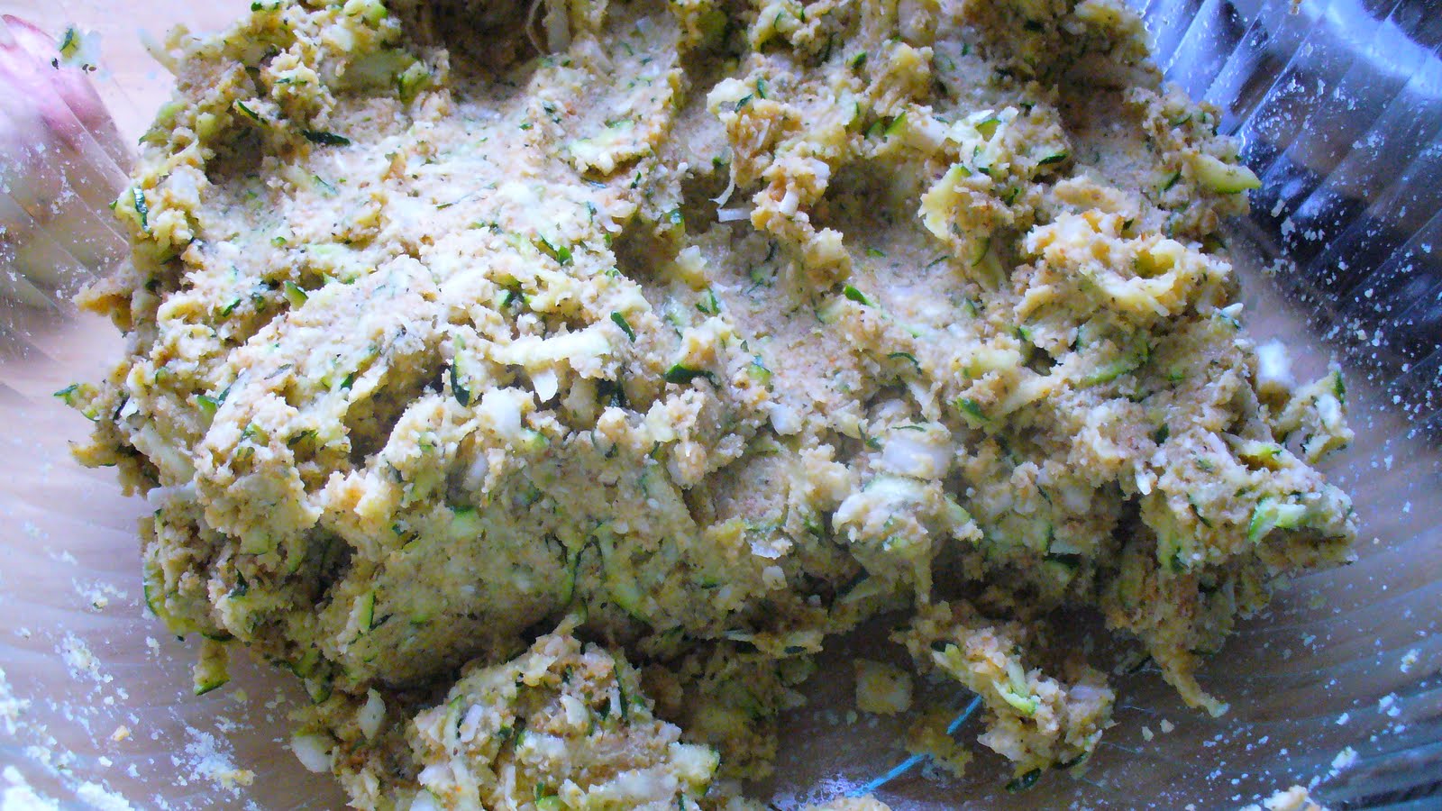 Zucchini Cakes or AKA, Vegetarian "Crab" Cakes Family Balance Sheet