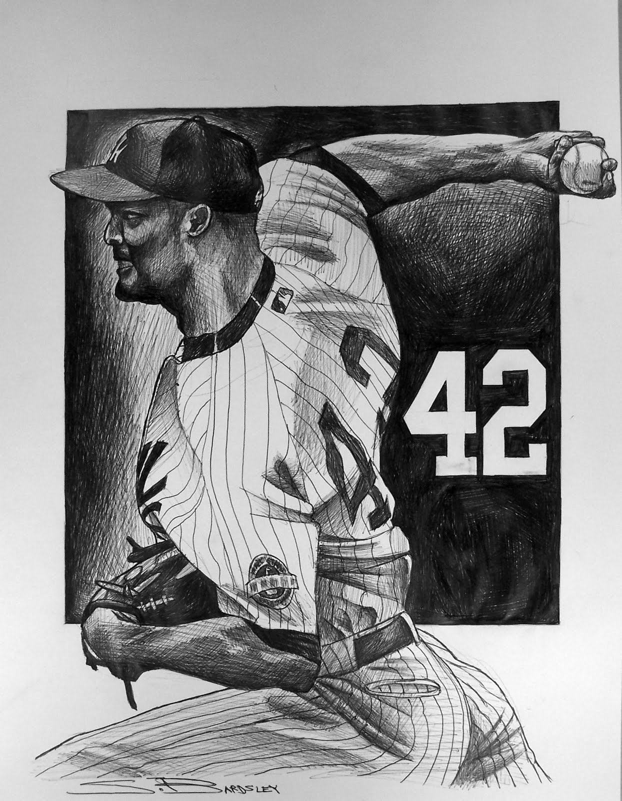 Bardsley Sports Art Yankees (The Evil Empire)