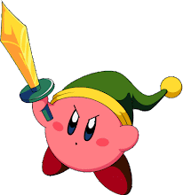 Kirby, as Link