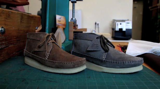 clarks weaver grey