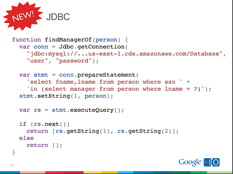 Google-Apps-Script-JDBC