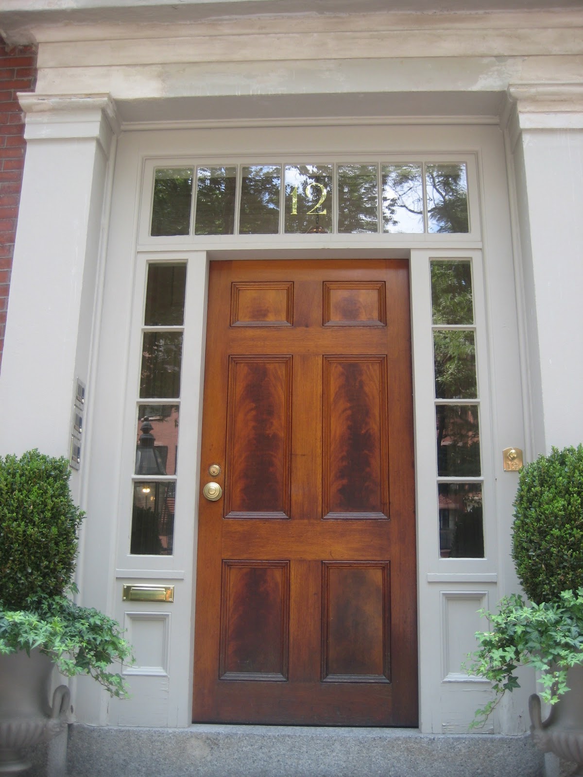 Southern Folk Artist Antiques Dealer Collector A Walking Tour Of Greek Revival Doorway On Louisburg Square Beacon Hill The Door Is Painted To Look Like Gany Known As Faux Bois French For False Wood This A Very