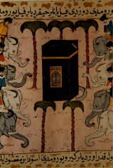 Fig. 18. Abraham’s elephants attacking the Ka’aba. Topkapi Museum, Istanbul