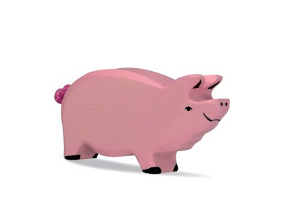 Wooden Pig