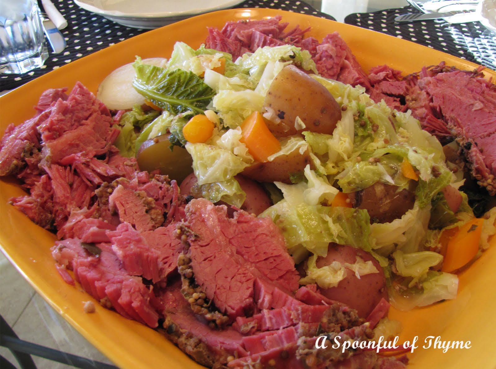a spoonful of thyme corned beef and cabbage a spoonful of thyme corned beef and cabbage