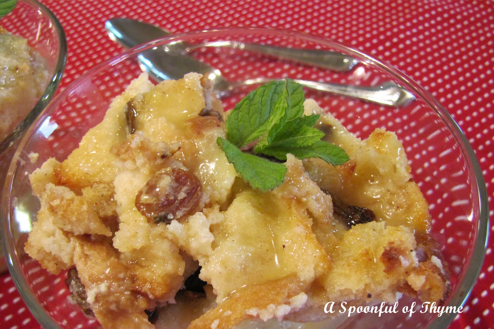 Bread Pudding with Brandy Sauce
