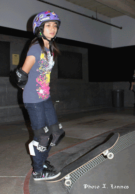 Allysha Bergado in the Combi at Vans Skatepark for I Skate Therefore I Am