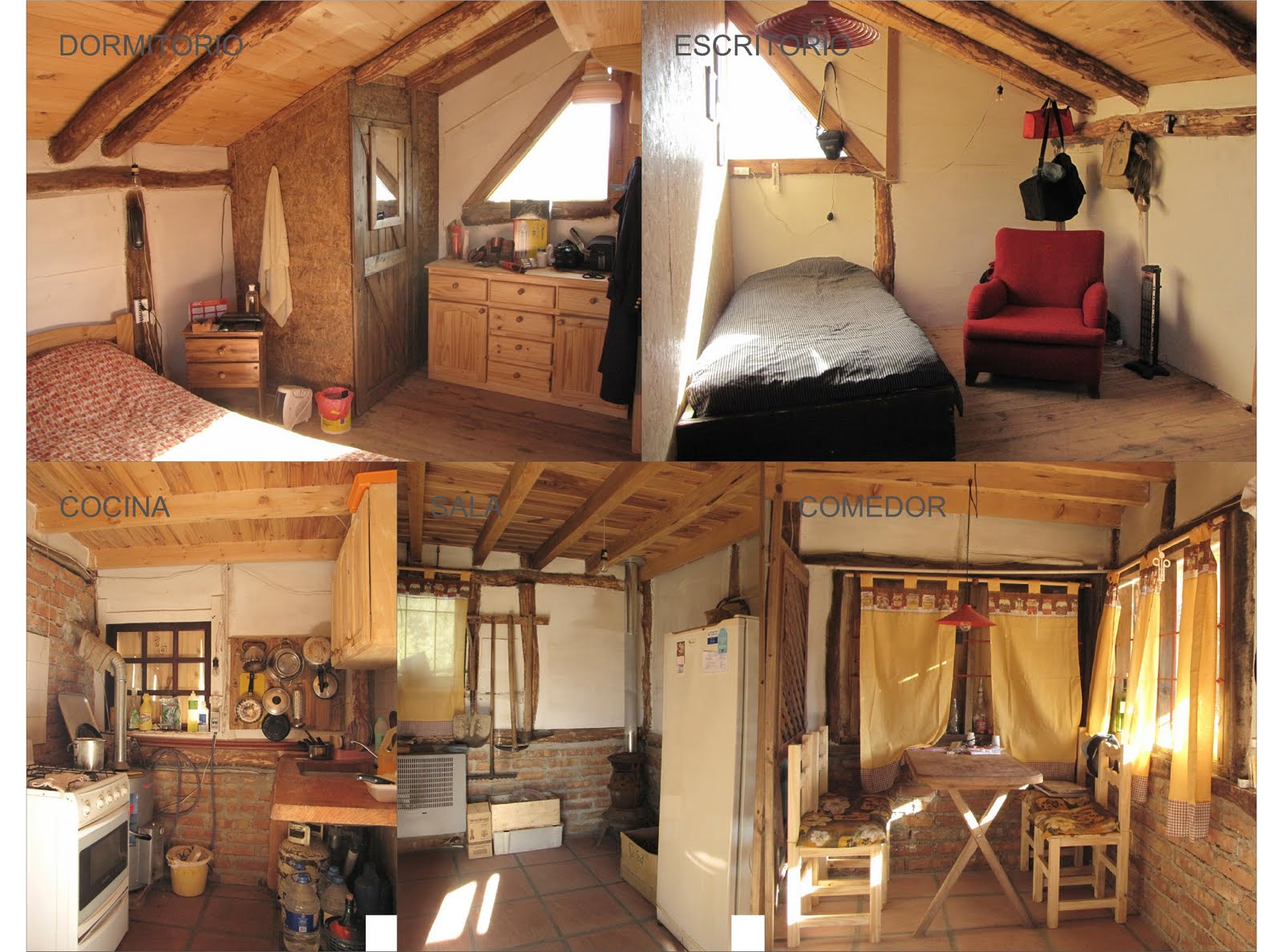 BARILOCHE - Complejo de Cabañas PenchuKURA 2010: CABAÑA RUSTICA