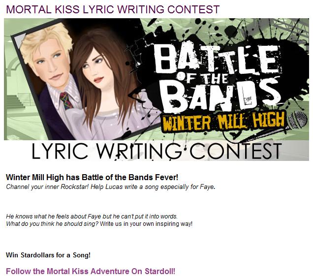 Online songwriting competition picture
