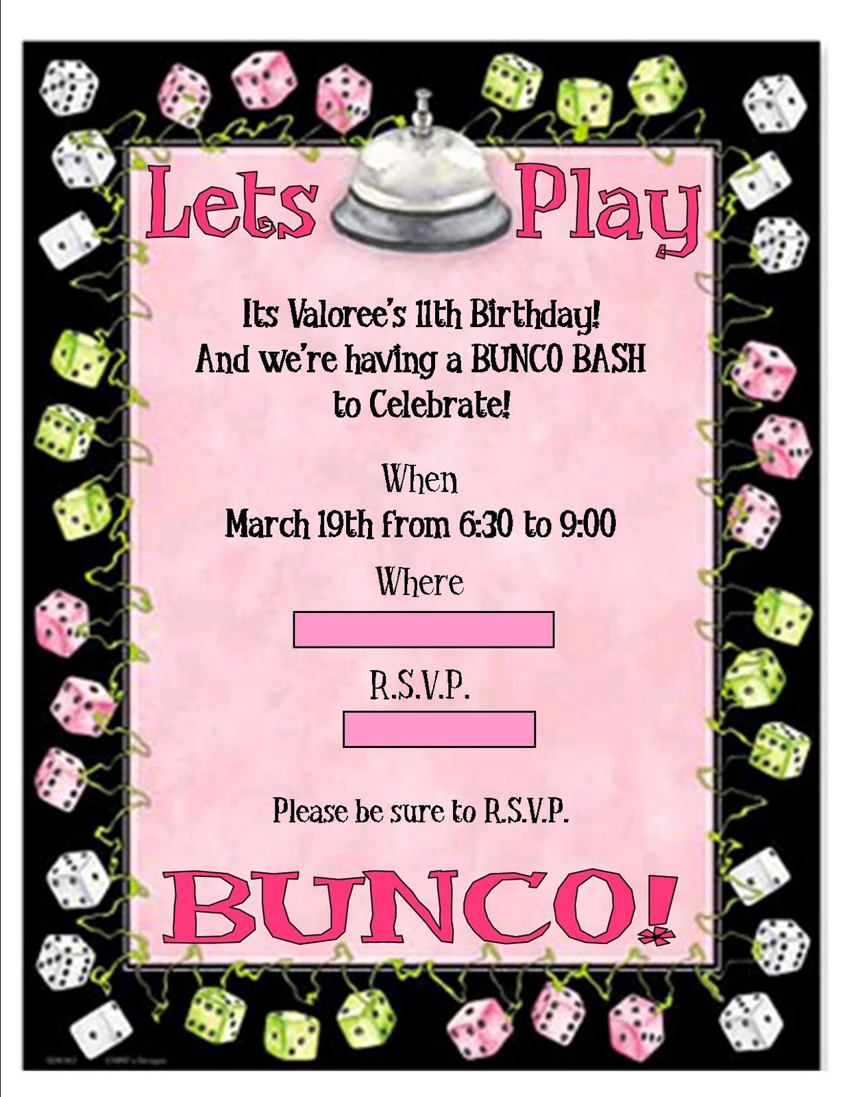 Bunco Party