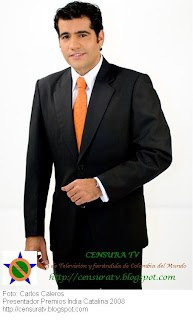 Carlos Calero, Presentador de Los Premios India Catalina 2008