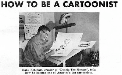 How to be a Cartoonist cartooning job career professional draw cartoons Hank Ketcham